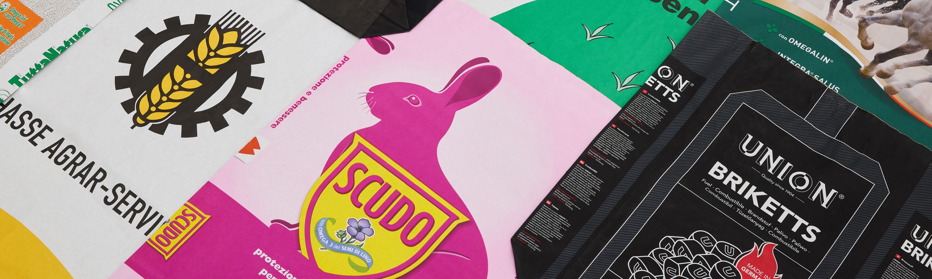 Header sacchi a bocca aperta