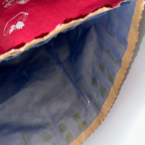 Dettaglio fotografico sacchi SIS-PE